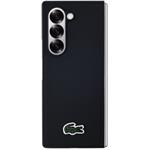 Lacoste Iconic Petit Pique Woven Logo MagSafe kryt pre Samsung Galaxy Z Fold 6, čierny