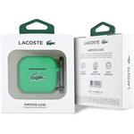 Lacoste Liquid Silicone Croc Logo puzdro pre AirPods 4, zelené