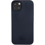 Lacoste Liquid Silicone Glossy Printing Logo kryt pre iPhone 13, navy
