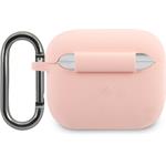 Lacoste Liquid Silicone Glossy Printing Logo puzdro pre Airpods 3, ružové