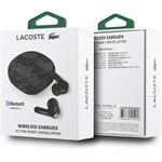 Lacoste Monogram Blend ANC/ENC TWS, bezdrôtové slúchadlá, čierne