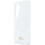 Lacoste PC/TPU Frosted Finish Gold Logo Magnetic kryt pre Samsung Galaxy S26, biely