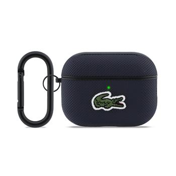 Lacoste Petit Pique Croc Logo Patch Pouzdro pro AirPods Pro 3 Blue