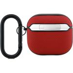 Lacoste Petit Pique Croc Logo Patch puzdro pre AirPods 4, červené