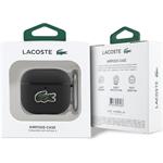 Lacoste Petit Pique Croc Logo Patch puzdro pre AirPods 4, čierne
