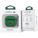 Lacoste Petit Pique Croc Logo Patch puzdro pre AirPods 4, zelené