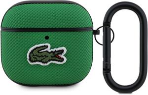 Lacoste Petit Pique Croc Logo Patch puzdro pre AirPods 4, zelené