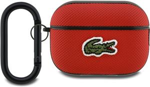 Lacoste Petit Pique Croc Logo Patch puzdro pre AirPods Pro 2, červené
