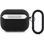 Lacoste Petit Pique Croc Logo Patch puzdro pre AirPods Pro 2, čierne