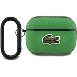 Lacoste Petit Pique Croc Logo Patch puzdro pre AirPods Pro 2, zelené