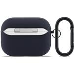 Lacoste Petit Pique Croc Logo Patch puzdro pre AirPods Pro 3, modré