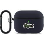 Lacoste Petit Pique Croc Logo Patch puzdro pre AirPods Pro 3, modré