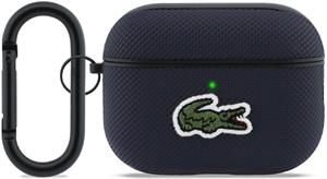 Lacoste Petit Pique Croc Logo Patch puzdro pre AirPods Pro 3, modré