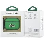 Lacoste Petit Pique Croc Logo Patch puzdro pre AirPods Pro 3, zelené