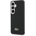 Lacoste Petit Pique Metal Logo Magnetic kryt pre Samsung Galaxy S26, čierny