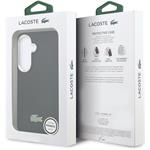 Lacoste Petit Pique Metal Logo Magnetic kryt pre Samsung Galaxy S26, čierny