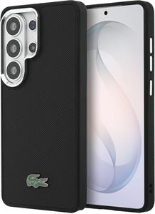 Lacoste Petit Pique Metal Logo Magnetic kryt pre Samsung Galaxy S26 Ultra, čierny