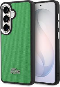 Lacoste Petit Pique Metal Logo Magnetic kryt pre Samsung Galaxy S26, zelený