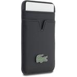 Lacoste PU Iconic Petit Pique MagSafe peňaženka, modrá