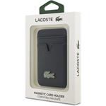 Lacoste PU Iconic Petit Pique MagSafe peňaženka, modrá
