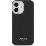 Lacoste PU Leather Champs Elysees MagSafe kryt pre iPhone 17, čierny