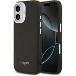 Lacoste PU Leather Champs Elysees MagSafe kryt pre iPhone 17, čierny