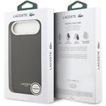 Lacoste PU Leather Champs Elysees MagSafe kryt pre iPhone Air, čierny