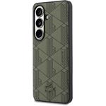 Lacoste PVC Blend Monogram Magnetic kryt pre Samsung Galaxy S26, Khaki