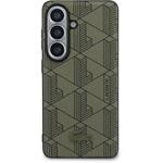 Lacoste PVC Blend Monogram Magnetic kryt pre Samsung Galaxy S26, Khaki
