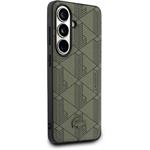 Lacoste PVC Blend Monogram Magnetic kryt pre Samsung Galaxy S26, Khaki