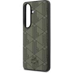 Lacoste PVC Blend Monogram Magnetic kryt pre Samsung Galaxy S26, Khaki