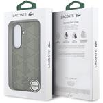 Lacoste PVC Blend Monogram Magnetic kryt pre Samsung Galaxy S26, Khaki
