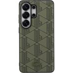 Lacoste PVC Blend Monogram Magnetic kryt pre Samsung Galaxy S26 Ultra, Khaki