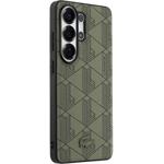 Lacoste PVC Blend Monogram Magnetic kryt pre Samsung Galaxy S26 Ultra, Khaki