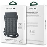 Lacoste PVC Blend Monogram taška na telefón, XL, čierna