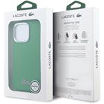 Lacoste PVC Iconic Petit Pique Metal Logo MagSafe kryt pre iPhone 16 Pro Max, zelený