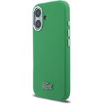 Lacoste PVC Iconic Petit Pique Metal Logo MagSafe kryt pre iPhone 16, zelený