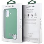 Lacoste PVC Iconic Petit Pique Metal Logo MagSafe kryt pre iPhone 16, zelený