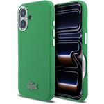 Lacoste PVC Iconic Petit Pique Metal Logo MagSafe kryt pre iPhone 16, zelený