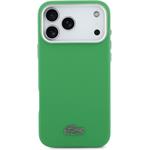 Lacoste PVC Iconic Petit Pique Metal Logo MagSafe kryt pre iPhone 17 Pro Max, zelený