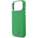 Lacoste PVC Iconic Petit Pique Metal Logo MagSafe kryt pre iPhone 17 Pro Max, zelený