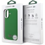 Lacoste PVC Iconic Petit Pique Metal Logo MagSafe kryt pre iPhone 17, zelený