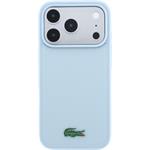 Lacoste PVC Iconic Petit Pique Metal Logo MagSafe kryt pre iPhone 18 Pro, modrý