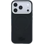 Lacoste PVC Petit Pique Semi Wrap Embossed MagSafe kryt pre iPhone 18 Pro, čierny