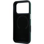 Lacoste PVC Petit Pique Semi Wrap Embossed MagSafe kryt pre iPhone 18 Pro, Estragon