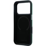 Lacoste PVC Petit Pique Semi Wrap Embossed MagSafe kryt pre iPhone 18 Pro Max, zelený