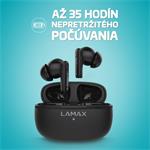 LAMAX Clips1 Play Black, bluetooth slúchadlá, čierne