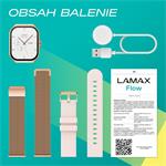 Lamax Flow AMOLED Rose Gold, smart hodinky