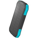 LAMAX Journey 12000mAh, Vodotesná outdoor powerbanka s LED baterkou, solárne aj USB nabijanie