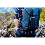 LAMAX Journey 12000mAh, Vodotesná outdoor powerbanka s LED baterkou, solárne aj USB nabijanie